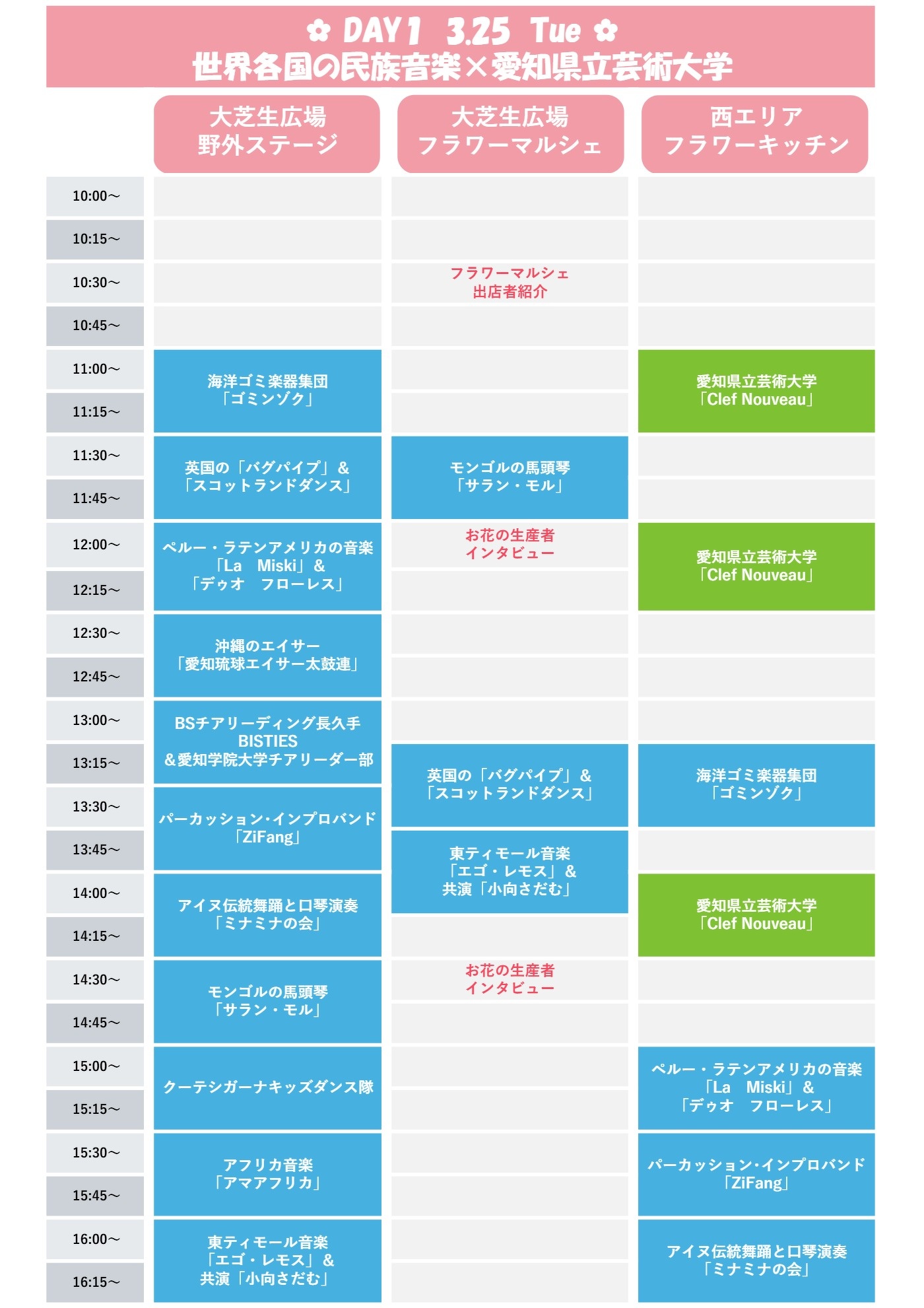 3/25(火)・3/26(水)